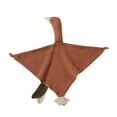 thumbnail image 3 of Lipstore Baby Security Blanket Comforting Towel Machine Washable Comfy Muslin Blanket for Brown, 3 of 8