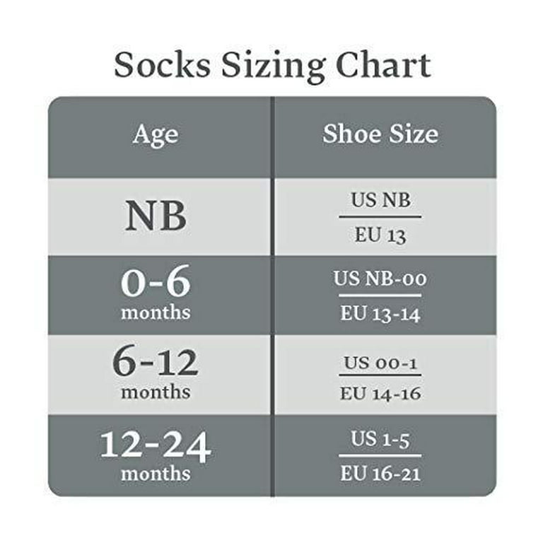 Fruit of the Loom Baby 14-Pack Grow & Fit Flex Zones Cotton Stretch Socks -  Unisex, Girls, Boys