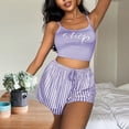 thumbnail image 2 of Pyjamas Assortis pour Femmes Deux Grande Taille Pyjamas Aguichant Pyjamas d'Été Confortables, 2 of 6
