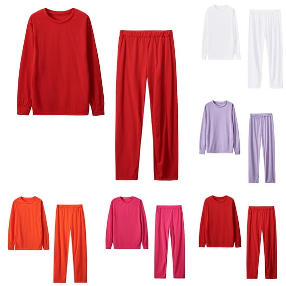 talentlend Womens Sets 2 Piece Lounge Outfits Winter Sweatsuit Long Sleeve Tops Pants Fall Pajamas Fashion Clothes