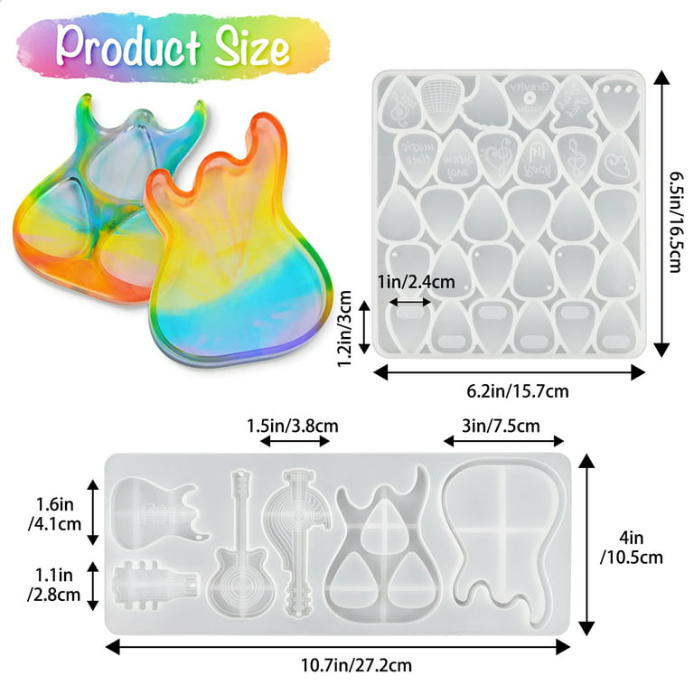 Guitar Silicone Ice Mold with Stirrers - GEEKYGET