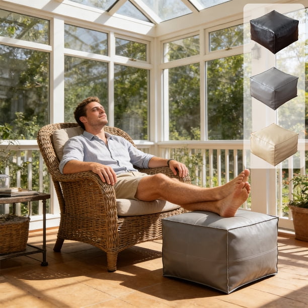 Juego de sofá perezoso para reposabebés - Reposapiés, asiento de almacenamiento, contenedor organizador plegable, diseño de cremallera resistente, ropa de cama multiusos para guardar mantas
