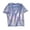 Blue#071, variant on Women's Metallic Tops Short Sleeve Crew Neck 2026 Summer Fashion Shiny Tees Glitter Sparkle Shirt for Party Club Concert White XL