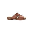 thumbnail image 2 of Propet Womens Fionna Leather Perforated Footbed Sandals, 2 of 5