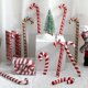 thumbnail image 2 of Bastones de caramelo rojos para decoración navideña, colgantes para árbol de Navidad, decoraciones para el hogar de Año Nuevo, juguetes para niños, 2 of 4