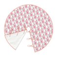 thumbnail image 2 of Daiia Flamingo On Checkered Drawing Merry Christmas Tree Skirt , Xmas Large Lace-up Tree Skirt, Santa Snowflakes Rustic Home Decorations New Year Party Farmhouse Decor-30", 2 of 7