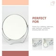thumbnail image 2 of Metal Makeup Mirror Rotary Cosmetic Mirror Desktop Folding Mirror Metal Makeup Mirror, 2 of 8