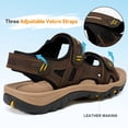 thumbnail image 3 of MeMoride Men's Sport Hiking Sandals Open Toe Walking Sandals for Man Outdoor Summer Beach Water Shoes, 3 of 6