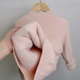 thumbnail image 2 of LIaqionyy Girls Turtleneck Fleece Sweaters Kids Casual Long Sleeve Mock Neck Pullover Cable Knit Sweater Tops Fall Clothes, 2 of 4