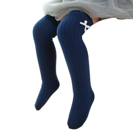 

Summer Autumn 1Pair Baby Newborn Toddler Knee High Lace Sock Long Boys Girls bowknot Cute Leg Warmers For Newborns Infantile