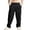 Black, variant on Kcolen Sweat Pants for Mens Loose Men's Casual Trousers with Waist and Straight Leg Design for Summer Comfort