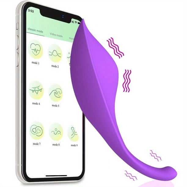 1pc Waterproof Clitoral and G-Spot Vibrator with Remote Control for Women and Couples - 9 Vibration Massager with App Control for Enhanced Pleasure