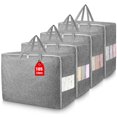 thumbnail image 1 of Bolsas de almacenamiento Besslly, 105 L, extra grandes, para ropa, paquete de 4, 1 of 6