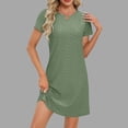 thumbnail image 2 of Liquidation d'Été 2025! Robe Grande Taille pour Femmes, Liquidation de Robe d'Été pour Femmes, Mode Décontractée pour Femmes Robe d'Été Sans Manches à Col Rond avec Poches, 2 of 5