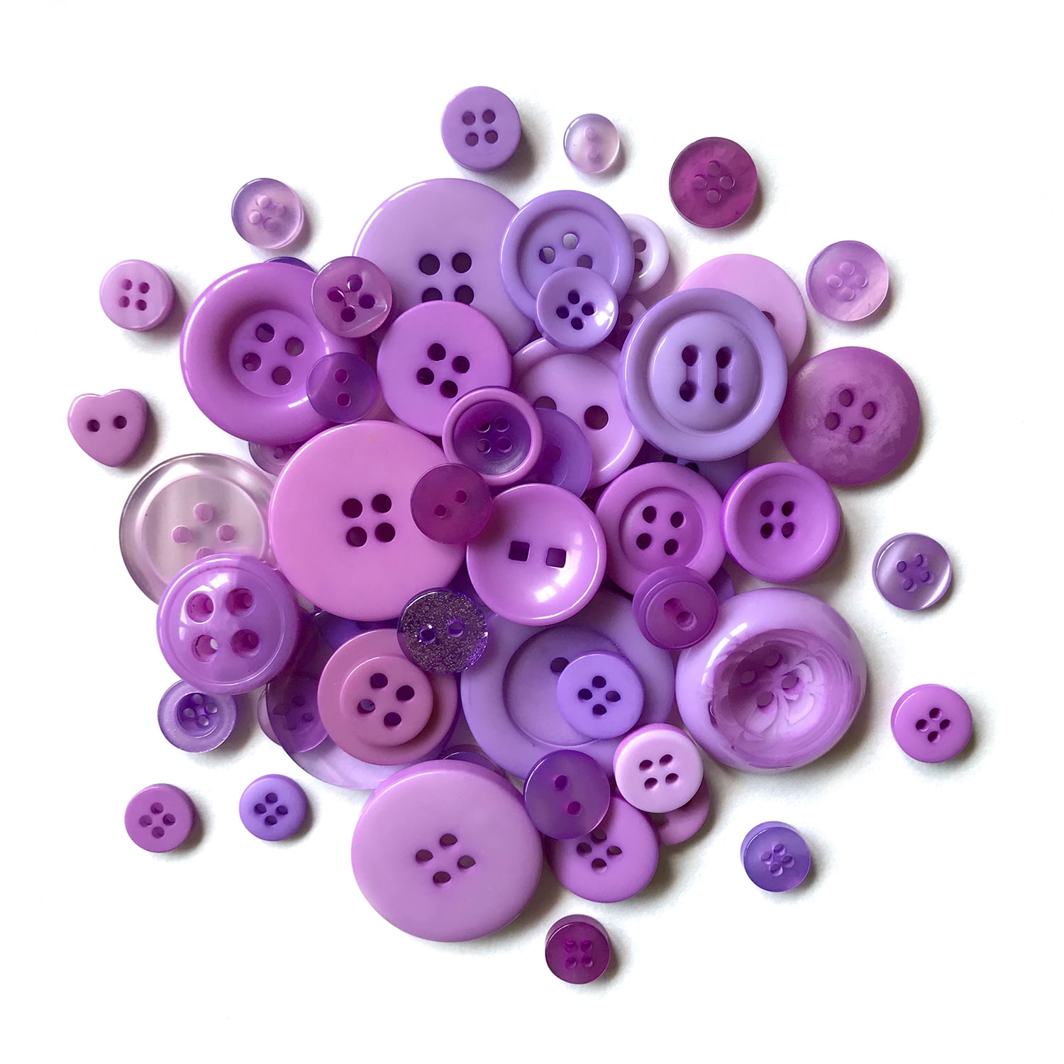 Buttons Galore 700+ Spring Colors Craft & Sewing Buttons in Mason Jar