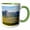 Green/White, variant on 3drose, Alaska, Gates of the Arctic National Park, Noatak and Igning Rivers., 11oz Magic Transforming Mug