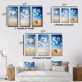 thumbnail image 4 of Designart "Heart of the Desert A Remote Beauty V" Beach Wall Art Set Of 3 - Coastal Beach White Canvas Set For Living Room Decor, 4 of 6