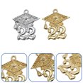thumbnail image 3 of 10Pcs Graduation Hat Hanging 2022 Charm Pendant Crafting Jewelry Making Supply, 3 of 7