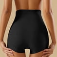 thumbnail image 4 of Gpoecd Womens Boxer Briefs Lace Mid Rise Control Lifting No Ride Up Seamless Breathable Plus Size Panties Black,M, 4 of 5