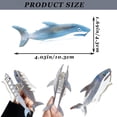 thumbnail image 2 of Pinzas para el pelo Heogacinlia Blue Shark, acetato de celulosa, x2, 2 of 7