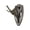 Black, variant on Skull Hooker Big Hooker Short Arm European Mount Bracket Black