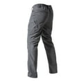 thumbnail image 4 of Zimjoy Men's Pants Army Water Repellent Rip Stop Cargo Pants Lightweight Stretch Outdoor Trousers Durable Waistband Trousers with Multi Pocket, Gray 3XL, 4 of 5