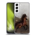 thumbnail image 1 of Head Case Designs Officially Licensed Simone Gatterwe Horses Brown Soft Gel Case Compatible with Samsung Galaxy S22 5G, 1 of 7