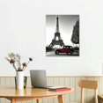 thumbnail image 2 of COMIO  Canvas Prints Wall Art Black and White Red Paris Eiffel Tower Golden Gate Bridge Tower of London Pictures Painting Modern City Poster Framed for Living Room, 2 of 4