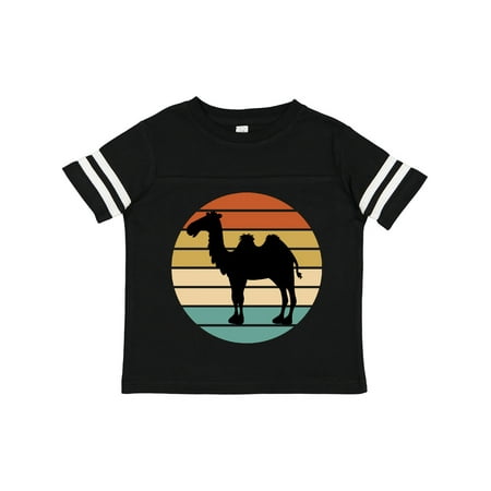 

Inktastic Camel Silhouette Retro Sunset Gift Toddler Boy or Toddler Girl T-Shirt