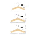 thumbnail image 2 of Wooden Baby Hangers,Kids Hangers,Notched Shoulder Design for Children Clothes,Decoration Hanger,10, 2 of 5