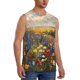 thumbnail image 2 of Balery Vibrant Wildflower Meadow Camisetas sin mangas para hombre, absorbe la humedad y protege contra el mal olor.-XX-Large, 2 of 7