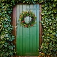 thumbnail image 4 of Texas Style Summer Wreath For Front Door Featuring Realistic Dried Botanicals And Preserved Ranunculus Greenery Decoration, 4 of 7