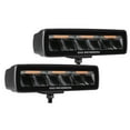 thumbnail image 2 of Go Rhino 750600622SBS Blackout Combo Series - SIXLINE 6-LED Spot Light Pods, Pair, w/Amber LEDs, 2 of 10