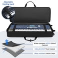thumbnail image 3 of Funda para teclado BOSSTIN con 61 teclas y ruedas, impermeable, 3 of 6