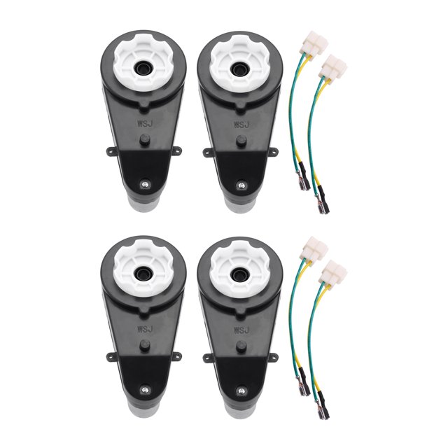4 Pcs 550 Universal Children Electric Car Gearbox With Motor, 12Vdc Motor With Gear Box, Kids Ride On Car Baby Car Parts