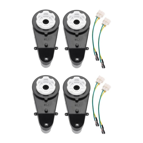 4 Pcs 550 Universal Children Electric Car Gearbox With Motor, 12Vdc Motor With Gear Box, Kids Ride On Car Baby Car Parts