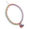 thumbnail image 4 of Ccdes Bird Swing Toys, Hanging Climbing Easy To Install Standing Bird Colorful Swing Ring For Conure, 4 of 8