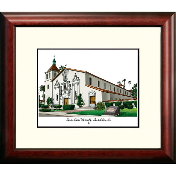 Campus Images CA930R Santa Clara University Alumnus Frame Print