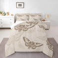 thumbnail image 2 of Erosebridal Gothic Moth Bedding Twin Comforter Set, Skull Down Comforter, Mandala Style Decor, Breathable 2-Piece, 2 of 8