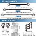 thumbnail image 4 of Urbanest Zeffoli Manhattan 1" 5/8" Double Drapery Curtain Window Rod Set - 48" to 84", Bronze, 4 of 6