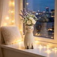 thumbnail image 5 of Luckky Handcrafted Quirky Resin Cat Vase,Whimsical Kitty Planter for Small Flowers,Boho Style Desk Shelf Decor Ornament,Unique Gift for Cat Lovers, 5 of 5