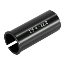 22.2 to 25.4mm Bike Bicycle Seat Post Tube Adapter Seatpost Reducing Sleeve Shim Adapter Aluminium Alloy Black