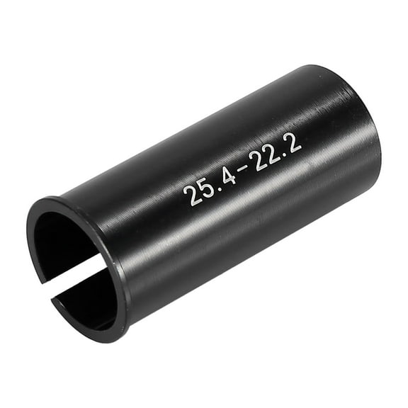 22.2 to 25.4mm Bike Bicycle Seat Post Tube Adapter Seatpost Reducing Sleeve Shim Adapter Aluminium Alloy Black