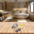 thumbnail image 4 of LEFU Shower Head Connector Swivel Adapter Ball Joint G1/2 Thread 23° Angle Adjustment Brass Construction High Performance Durable Leak-Free for Standard Shower Arms, 4 of 10