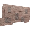 thumbnail image 5 of Ekena Millwork 49"W x 24 1/2"H x 1 1/4"D Castle Rock Stacked Stone, EverStone Faux Stone Siding Panel, Shasta, 5 of 9