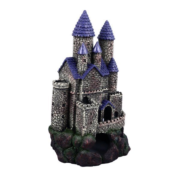 Aquarium Castle Decoration§resin Aquarium Castle Decoration§castle Fish Decoration§fish Castle Ornament§fish House Ornament§aquarium Hideout Cave Decor Aquarium Castle
