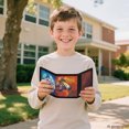thumbnail image 7 of CHAQLIN Blue White Tiger Trifold Wallet, Polyester Foldable Big Capacity Kids Wallet for Travel and Outdoor Daily Use, 7 of 7