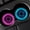 Halo, variant on 2PCS LED Cup Holder Lights for Car, 7 Color-Changing Light Up Cup Holder Coaster Waterproof Pad, USB Rechargeable LED Drink Mat Cool Interior Decoration for Most Vehicles