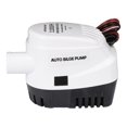 thumbnail image 2 of Yacht 1100gph Bomba de agua de sentina sumergible automática con interruptor automático para caravana Camping Marine White + Black (g1100-40-12 12v) kaili Sencillez, 2 of 5