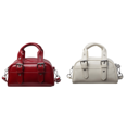 thumbnail image 1 of Bolso Mano Retro Hobo para Mujer Cruzado Cuero PU Diario () Rojo, 1 of 8